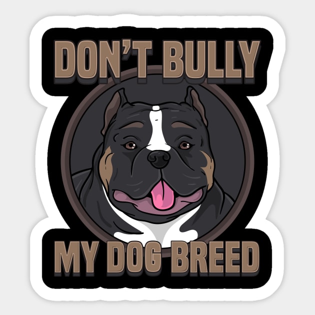 Pride Pitbull Bulldog Lover Pit Bull Awareness Dog Owner Gift Idea Sticker by Dolde08